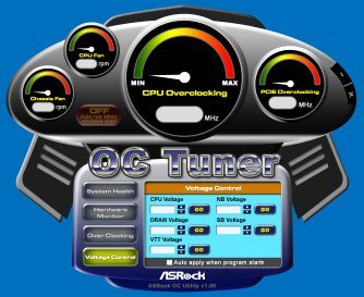 comment regler asrock oc tuner