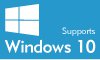 Supports Windows 10