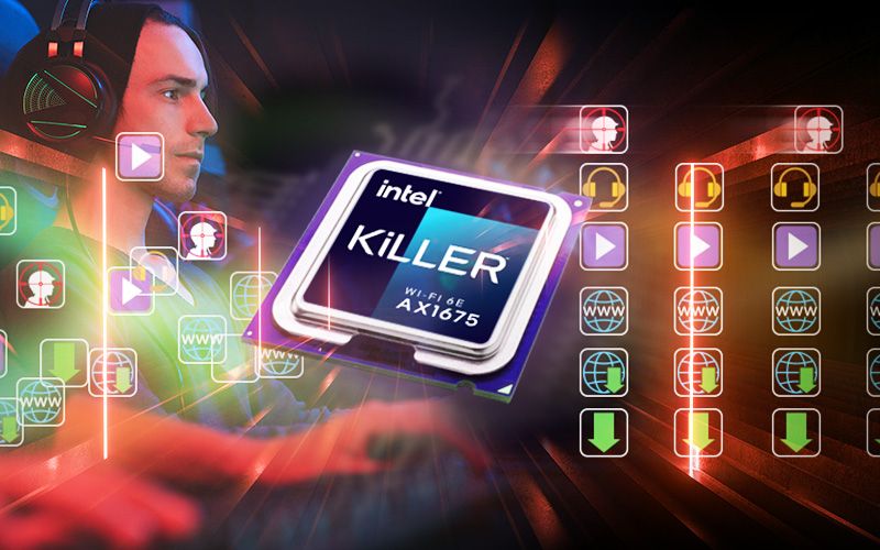 Killer™ Wi-Fi 6E 802.11ax