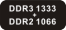 RAM DDR3 + DDR2
