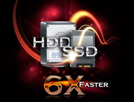 SDD / HDD 6X Faster