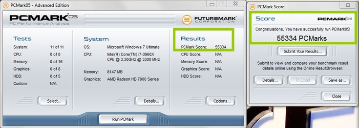PCMark Screenshot