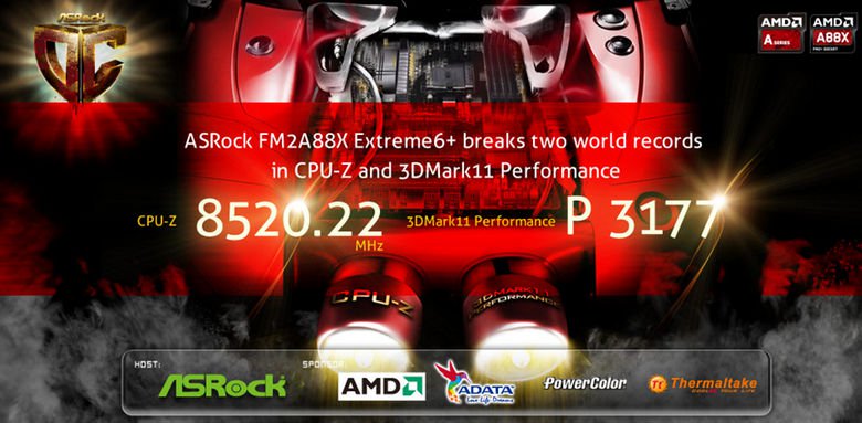 FM2A88X Extreme6+ breaks two world records