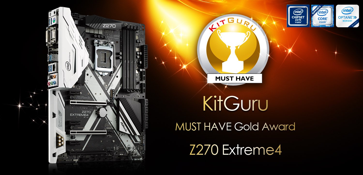 Z270 Extreme4 - KitGuru Must Have Award