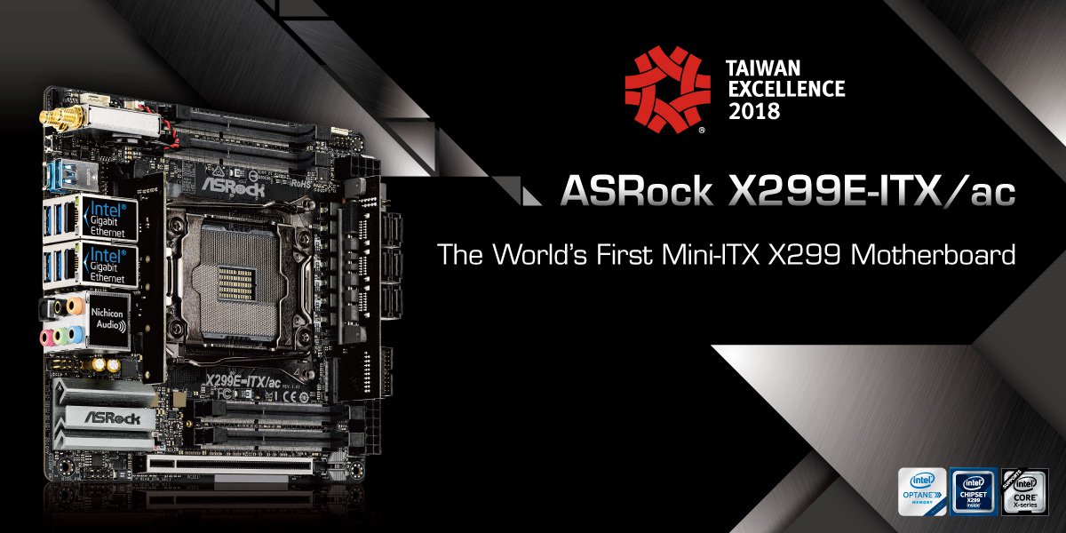 X299E-ITX/ac - The World's First Mini-ITX X299 MB
