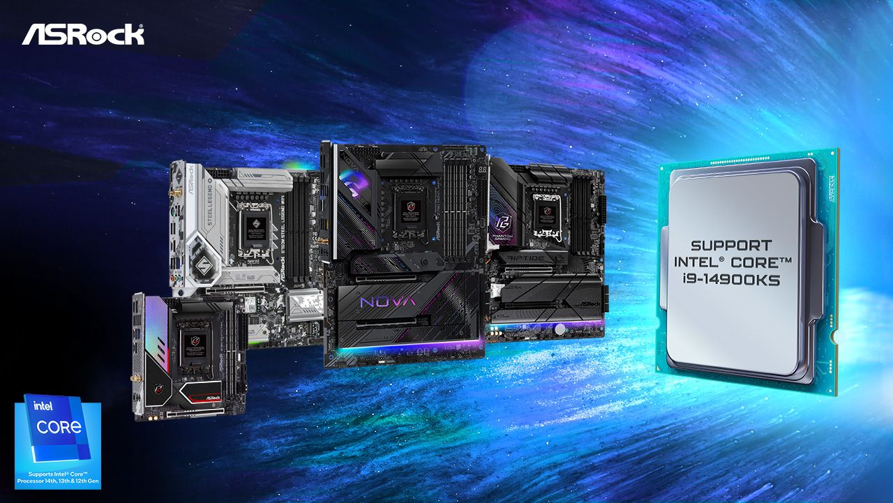ASRock 700/600系列主機板發布新版BIOS完整發揮Intel<sup>®</sup> Core™ i9-14900KS處理器強大效能