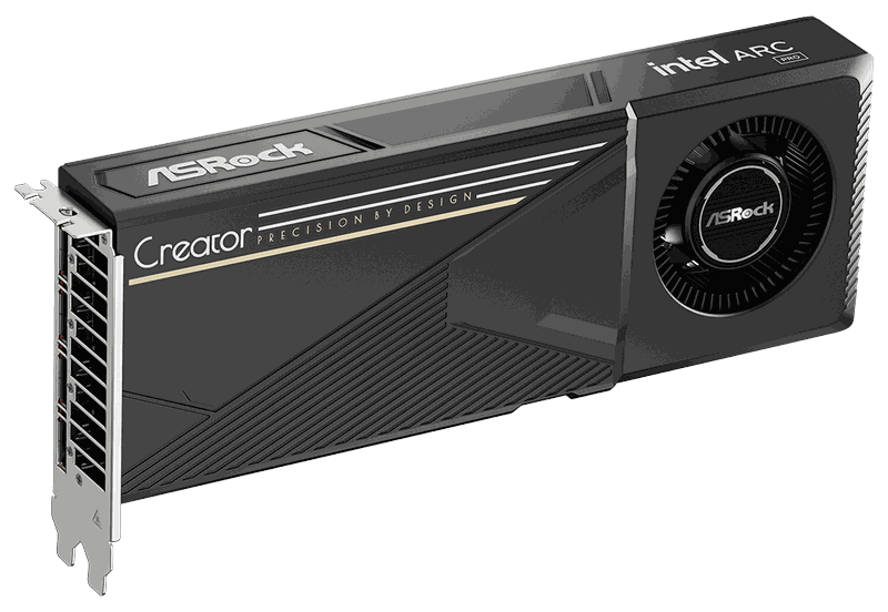Intel Arc Pro B60 Creator 24GB 渦輪式散熱顯示卡