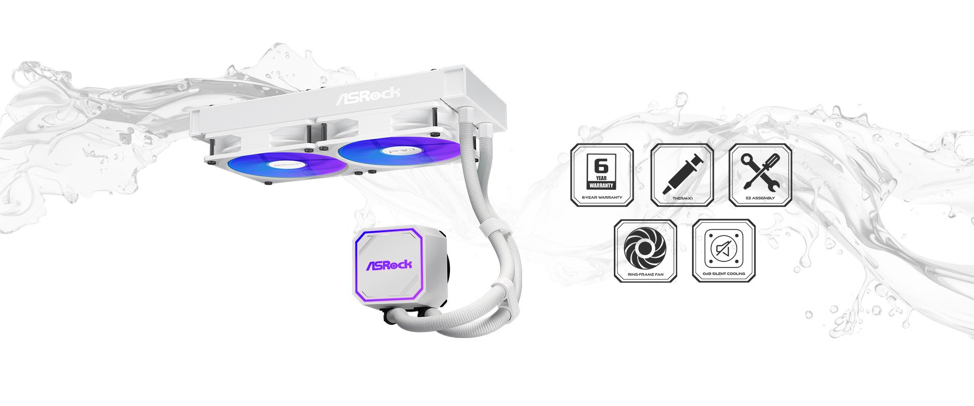 Asrock Pro White 240 ARGB