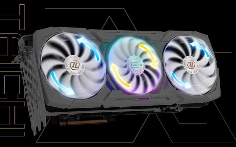 Ventilateur De Remplacement Pour Carte Graphique RX 7900 XTX Taichi Blanc - Modèles 97mm Et 107mm - Refroidissement Silencieux