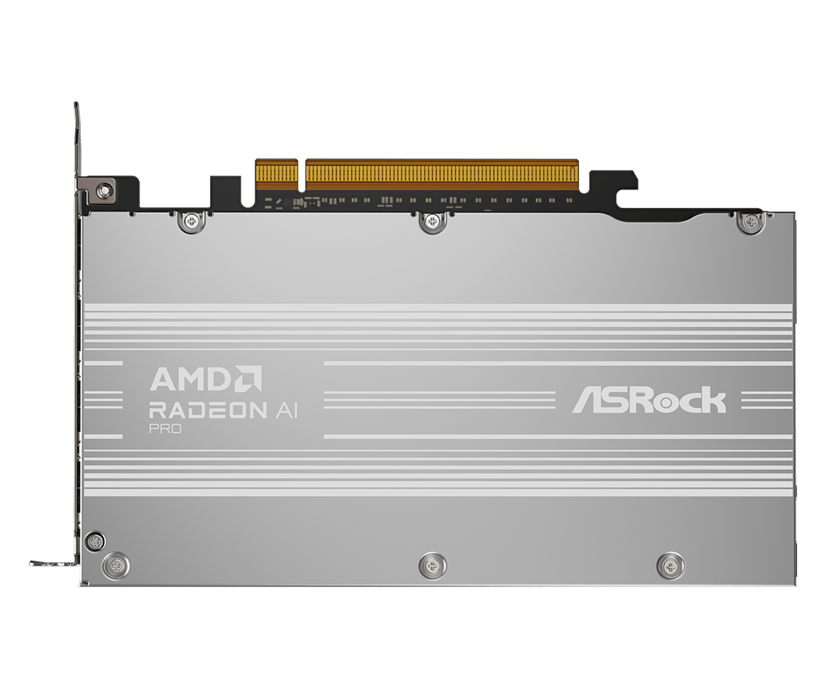 华擎科技 > AMD Radeon™ AI PRO R9600D Passive 32GB