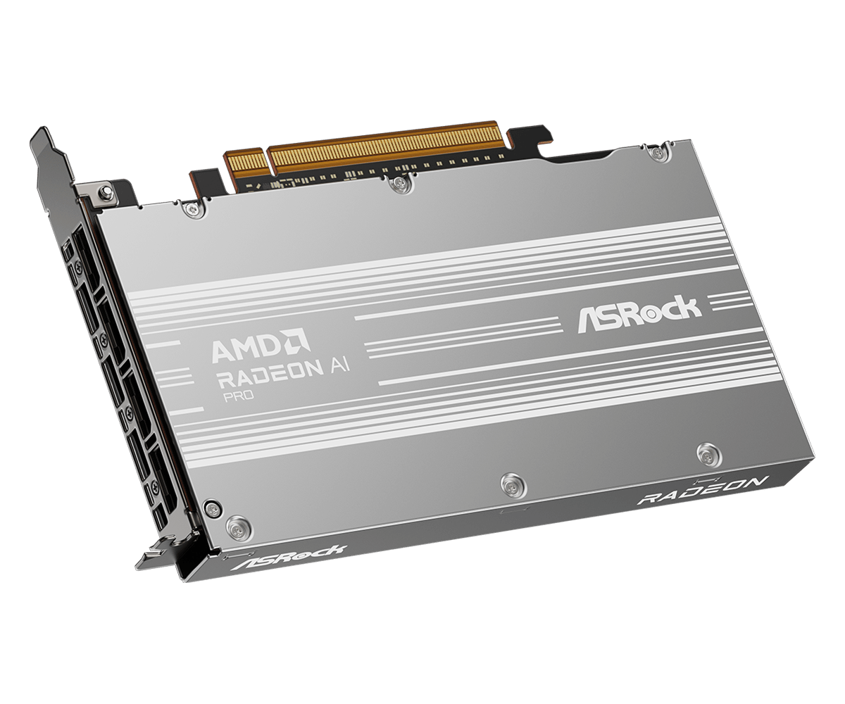 华擎科技 > AMD Radeon™ AI PRO R9600D Passive 32GB