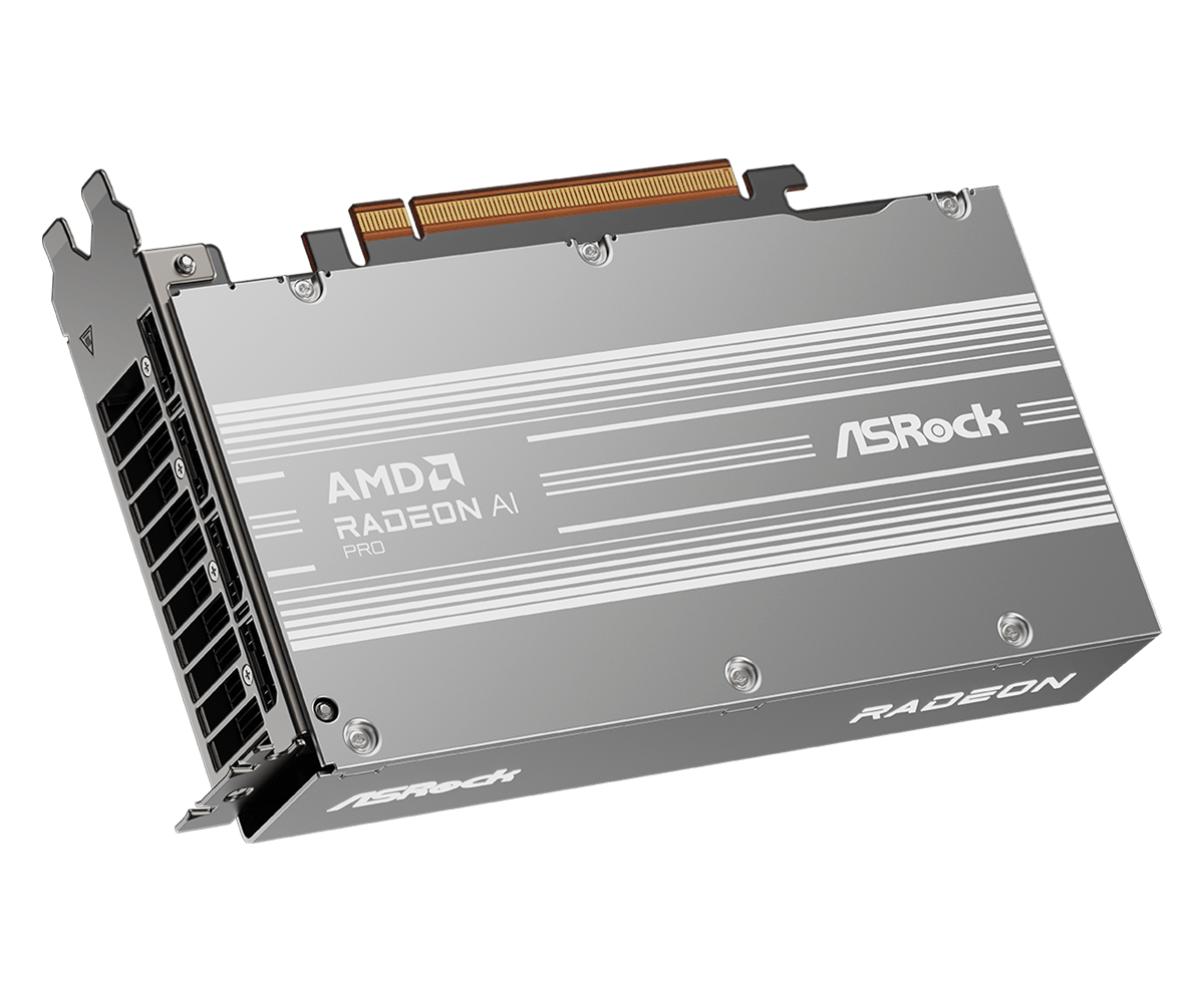 ASRock > AMD Radeon™ AI PRO R9700S Passive 32GB