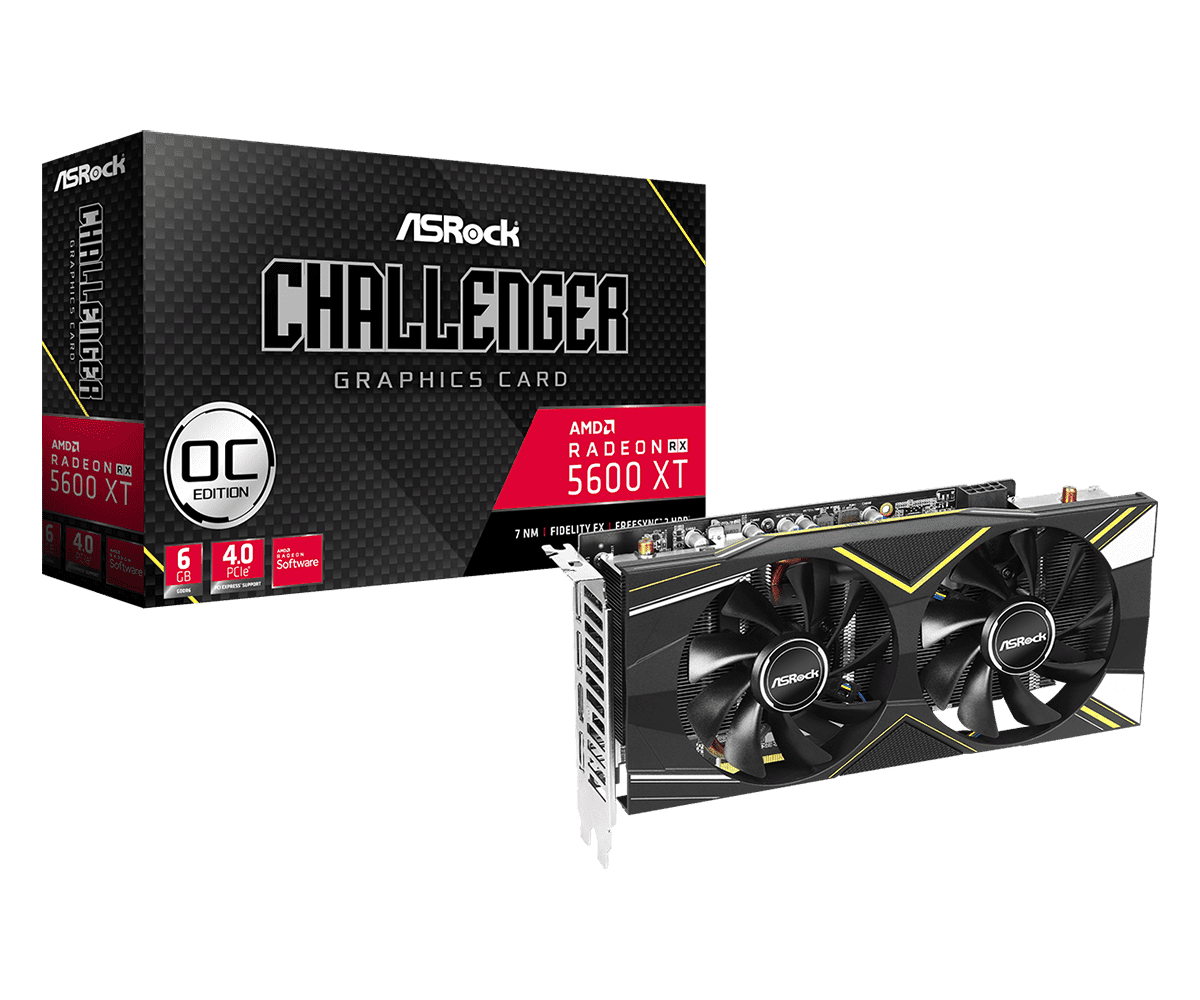 Radeon RX 5600 XT Challenger D 6G OC Product Photo