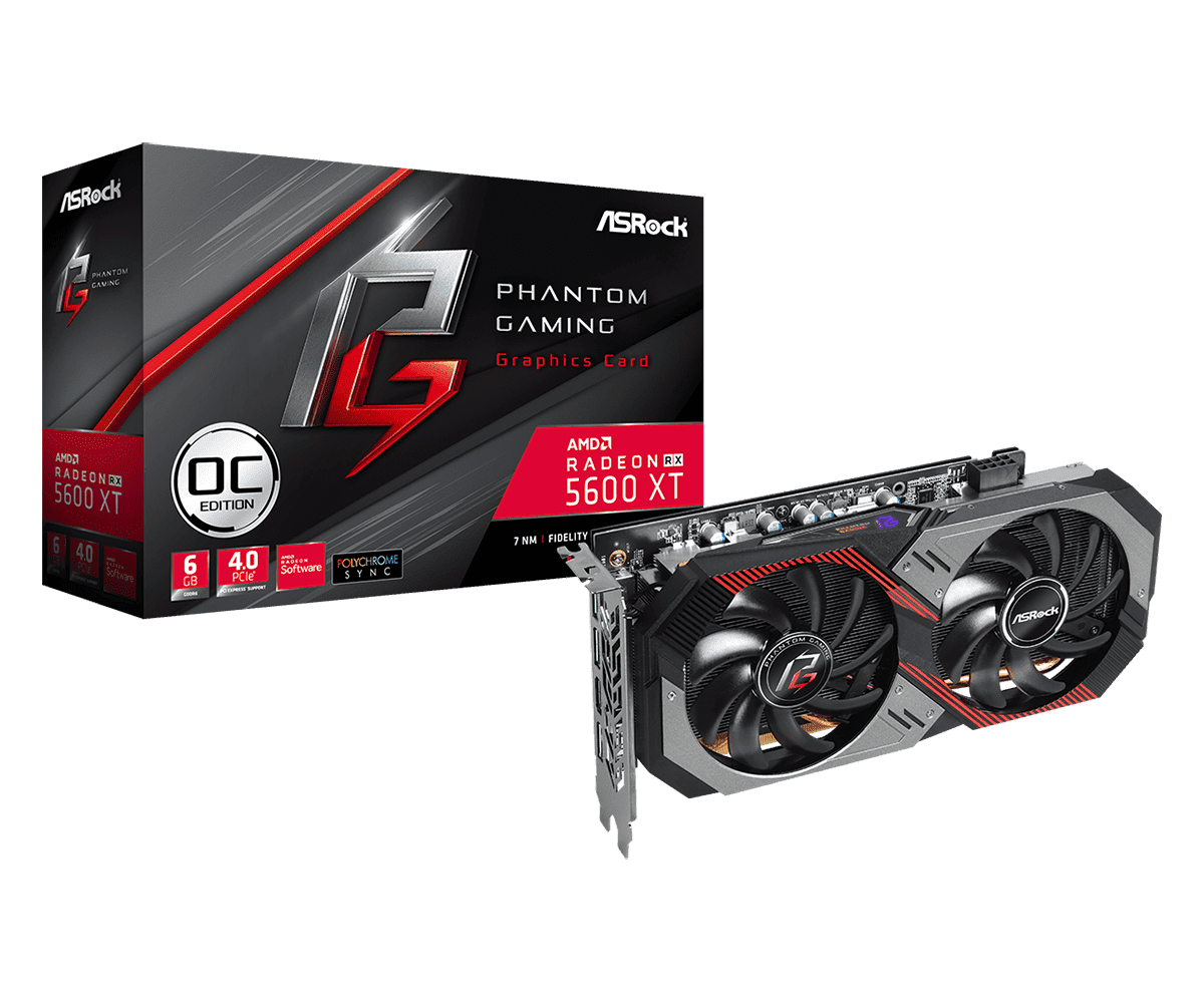 Radeon RX 5600 XT Phantom Gaming D2 6G OC Product Photo