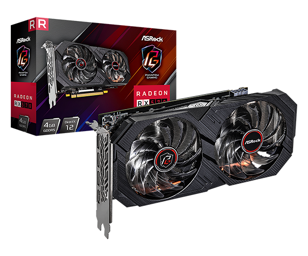 PHANTOM GDR RX570 4G グラフィックカード ASRock | AMD Phantom Gaming D Radeon™ RX570 4G