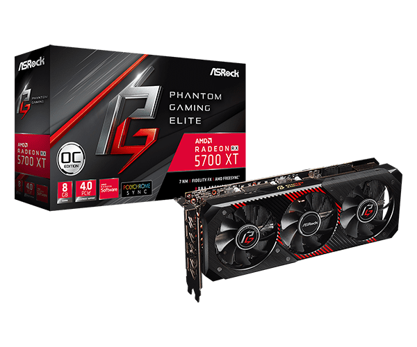 华擎科技 | AMD Radeon™ RX 5700 XT 幻影电竞 Elite