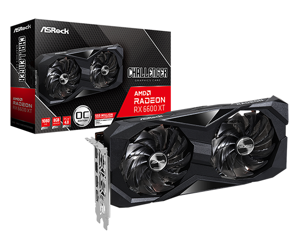 ASRock > AMD Radeon™ RX 6600 XT Challenger D 8GB OC