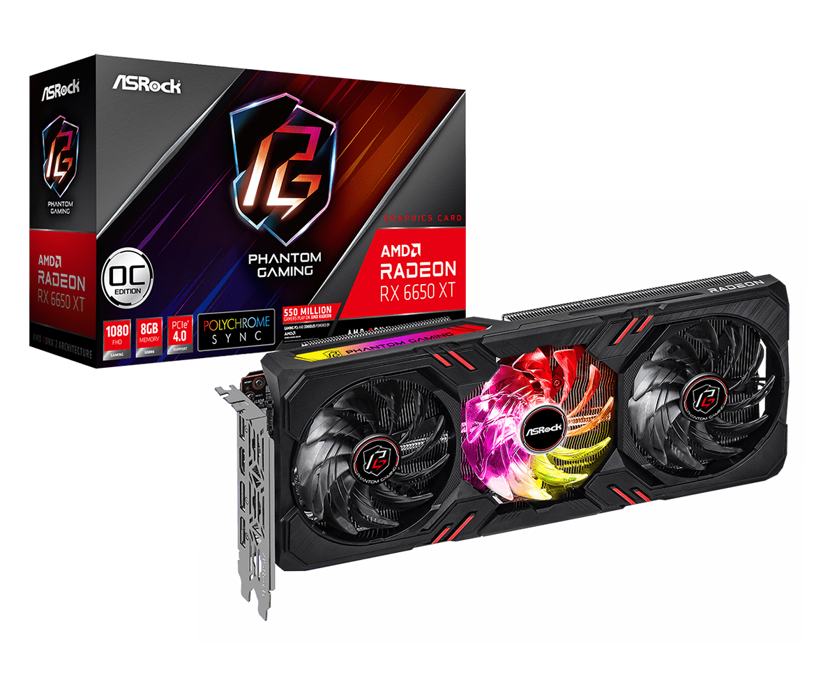 Foto Radeon RX 6650 XT Phantom Gaming D 8GB OC