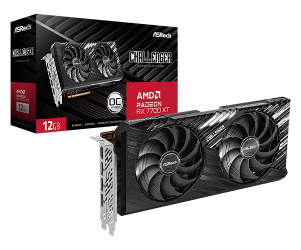 ASRock > AMD Radeon™ RX 7700 XT Challenger 12GB OC