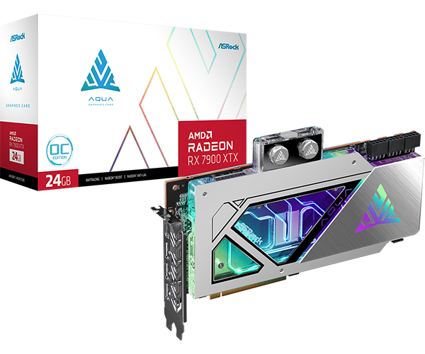 ASRock > AMD Radeon™ RX 7900 XTX AQUA 24GB OC