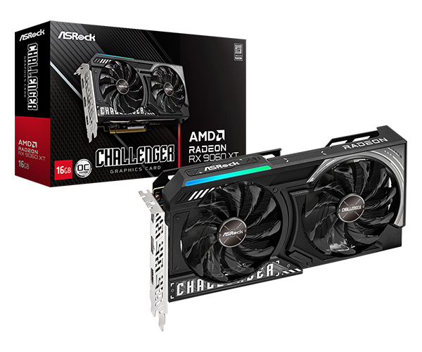 ASRock RX 9060 XT Challenger 16GB OC RX9060XT CL 16GO