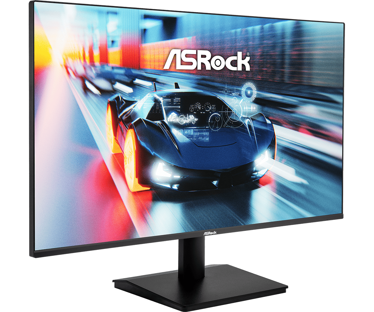 Монитор 27' ASRock CL27FFA IPS 1920x1080, 120 Гц, 1 мс (MPRT), 16:9, 300 кд/м², HDMI 1.4, VGA, Flicker Free, Low Blue Light, черный, фото2