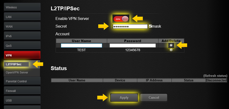 VPN sever (Android)