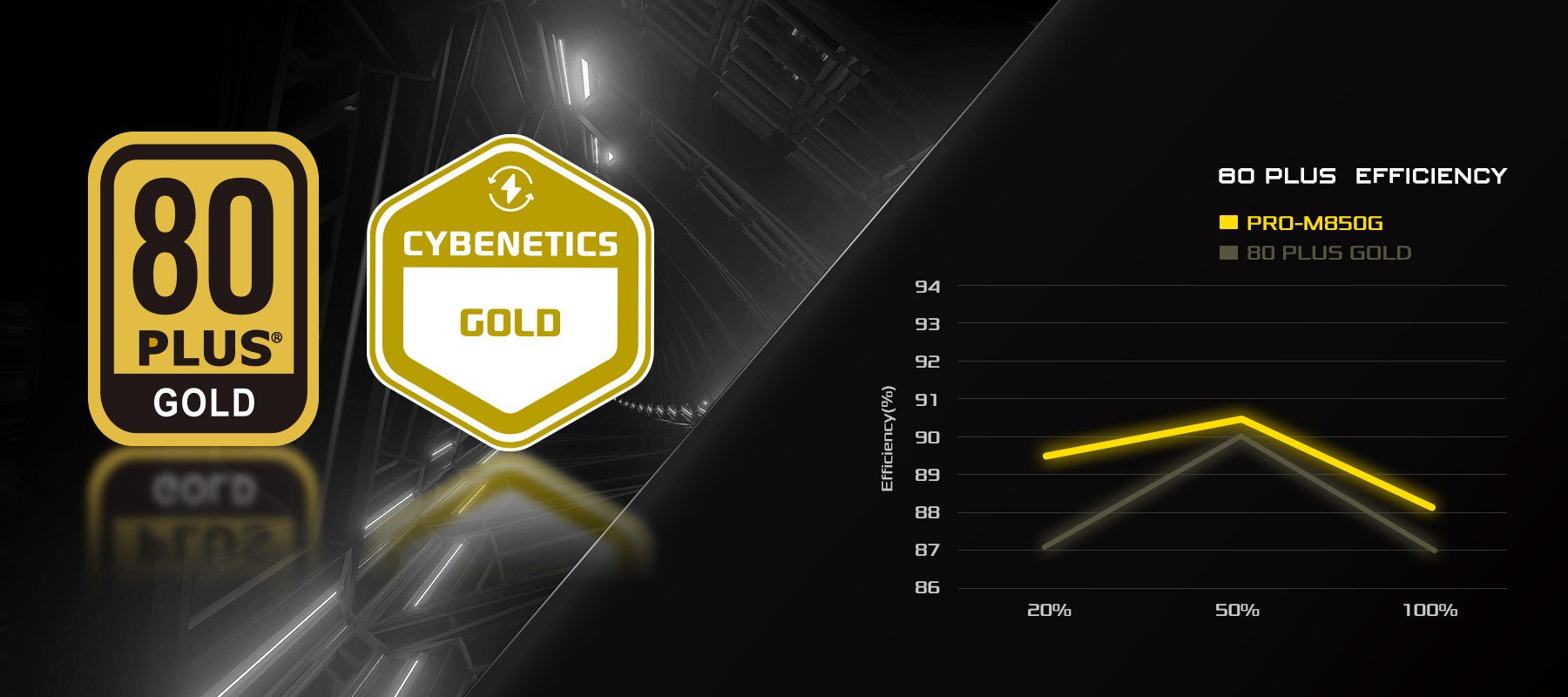 PSU 80 Plus Gold(PRO-M)