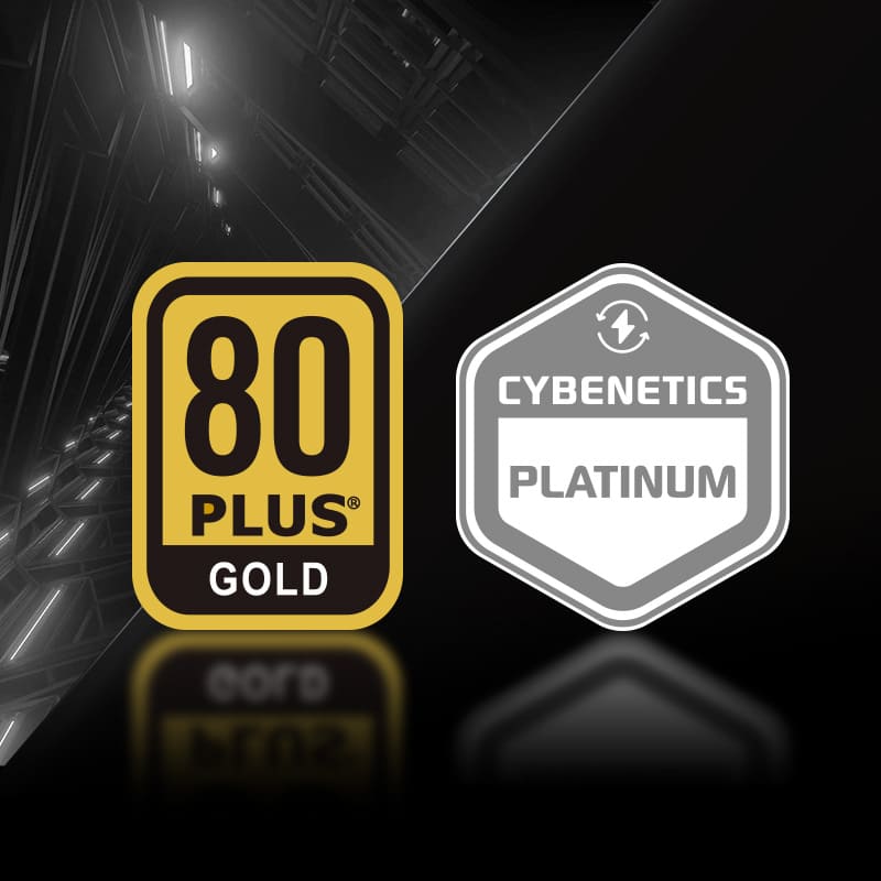 80 PLUS & CYBENETICS CERTIFIED