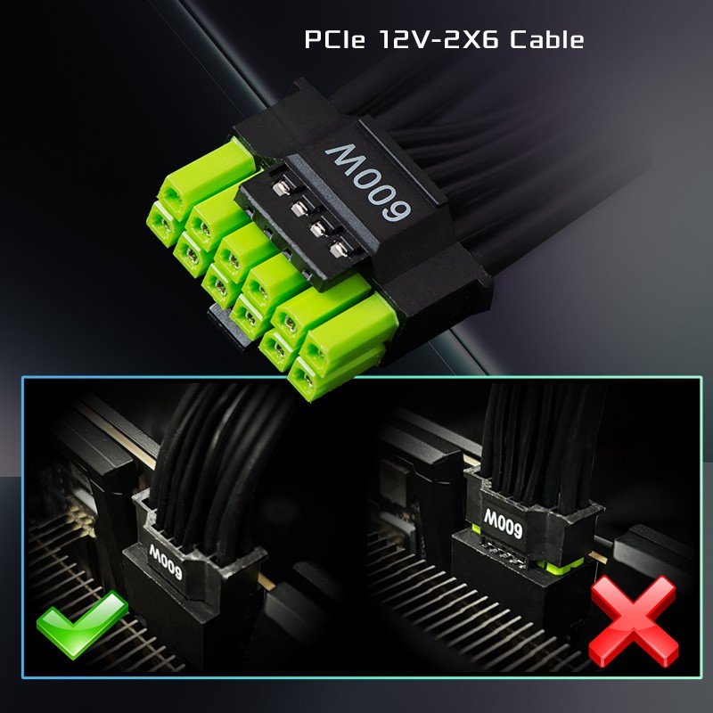 PSU Native PCIe 12V-2x6 Cable
