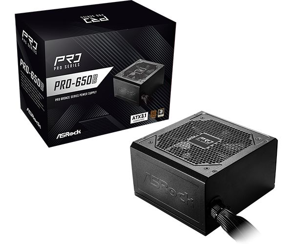 Fonte ASRock PRO-650B 650W
