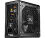 Asrock pro-850g | pro series | 850w | atx 3. 1 pcie 5. 1 | 80 plus gold | 12v-2x6 | črn napajalnik 3 Asrock pro-850g črn atx napajalnik stranski pogled in priključki
