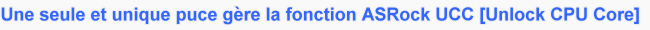 Unique ASRock UCC Chip Brings ASRock UCC [Unlock CPU Core] function