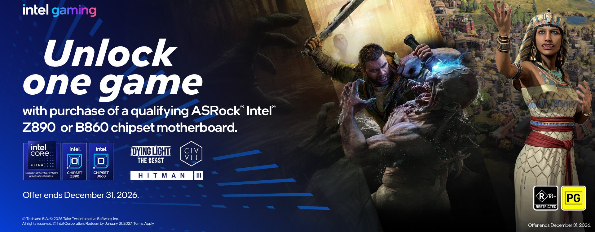 ASRock x Intel Motherboard Bundle 26Q3