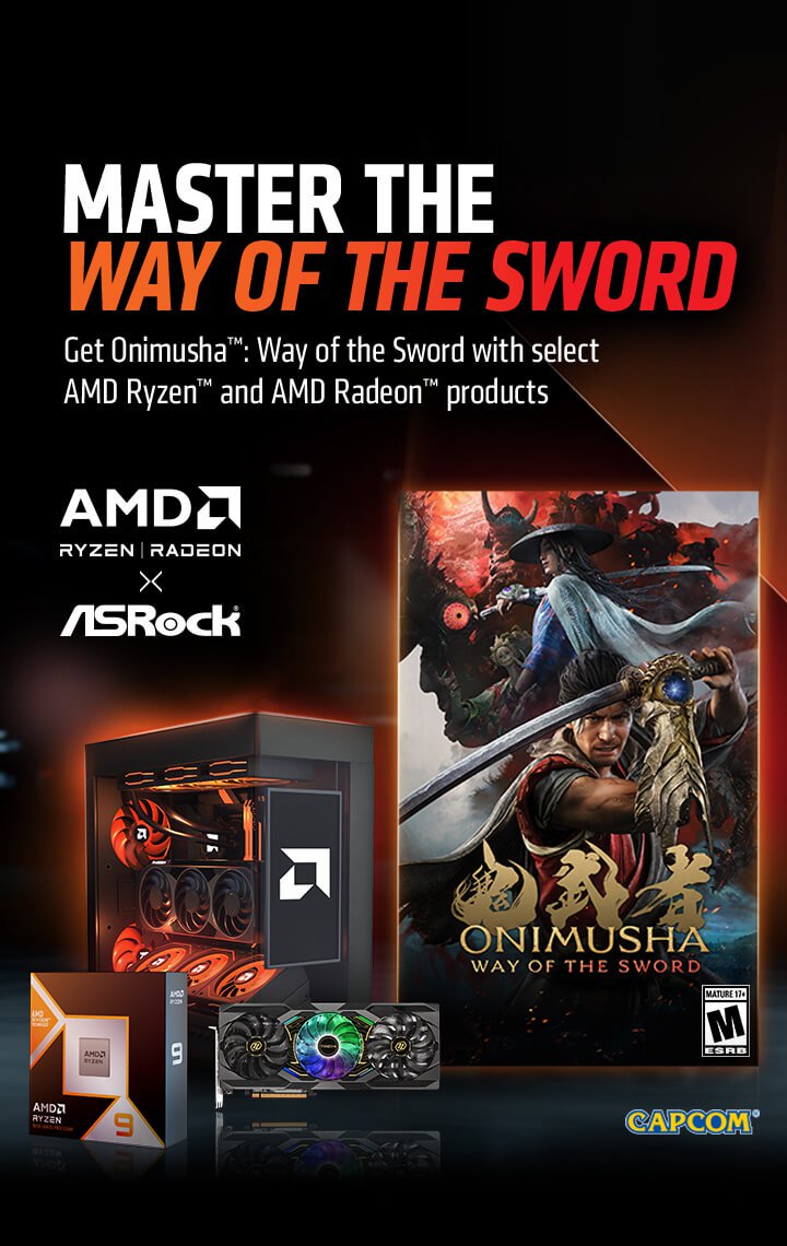 ASRock AMD ONIMUSHA Game Bundle 26Q3