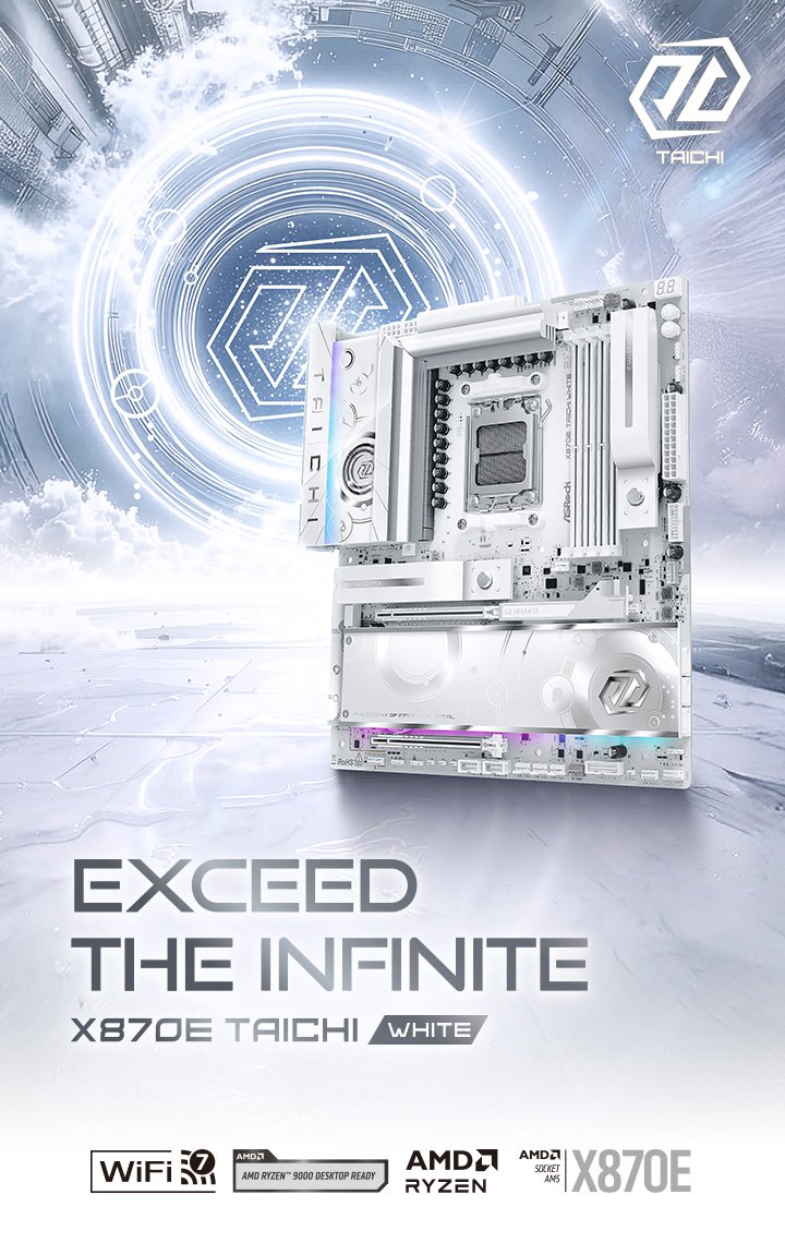 X870E Taichi White Launch