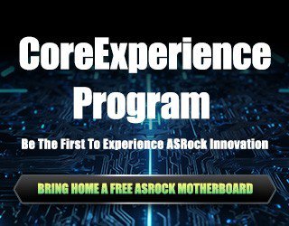 ASRock CoreExperience Program