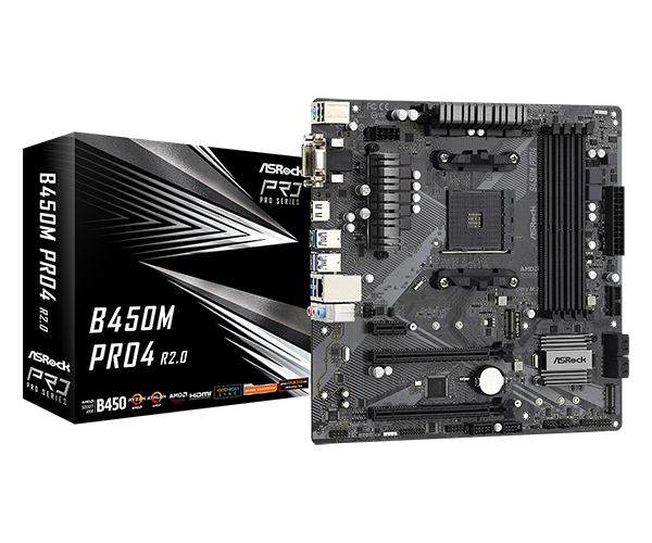 ASRock > B450M Pro4 R2.0