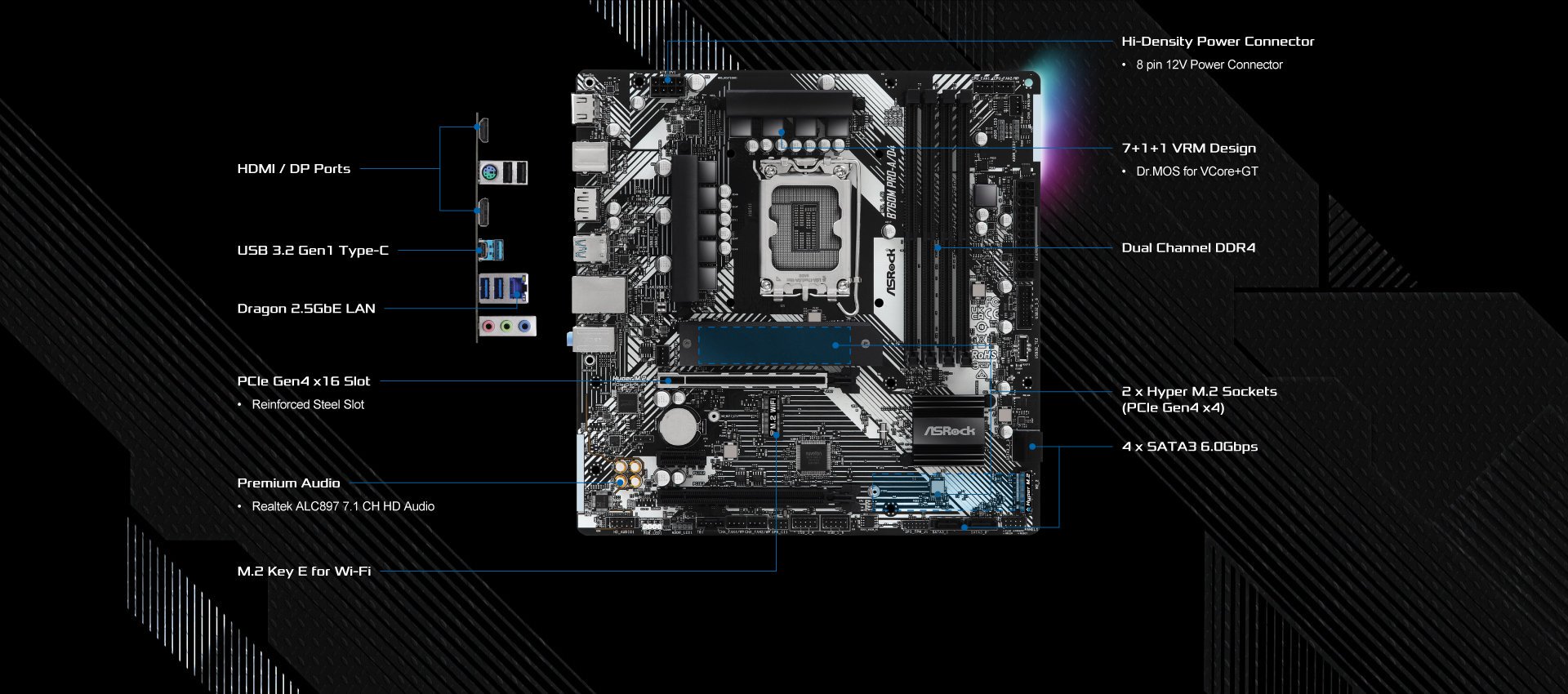 ASRock > B760M Pro-A/D4