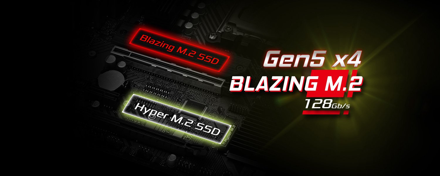 PCIe Gen5 Blazing M.2