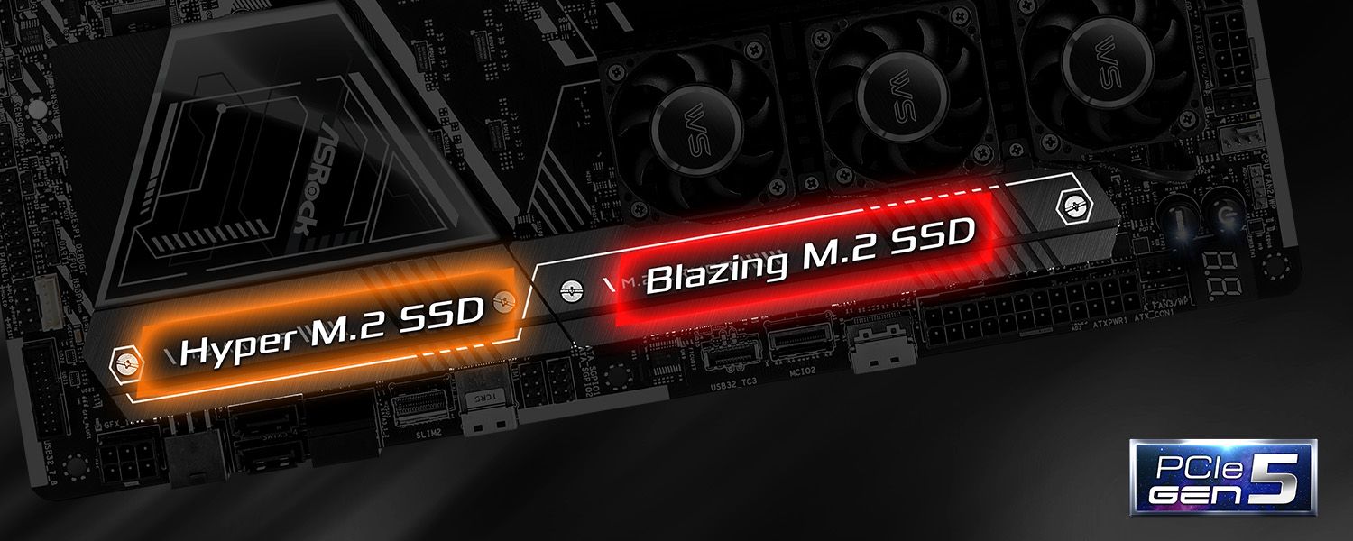 PCIe Gen5 Blazing M.2