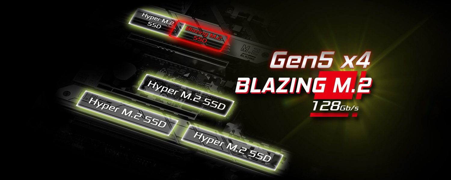 PCIe Gen5 Blazing M.2