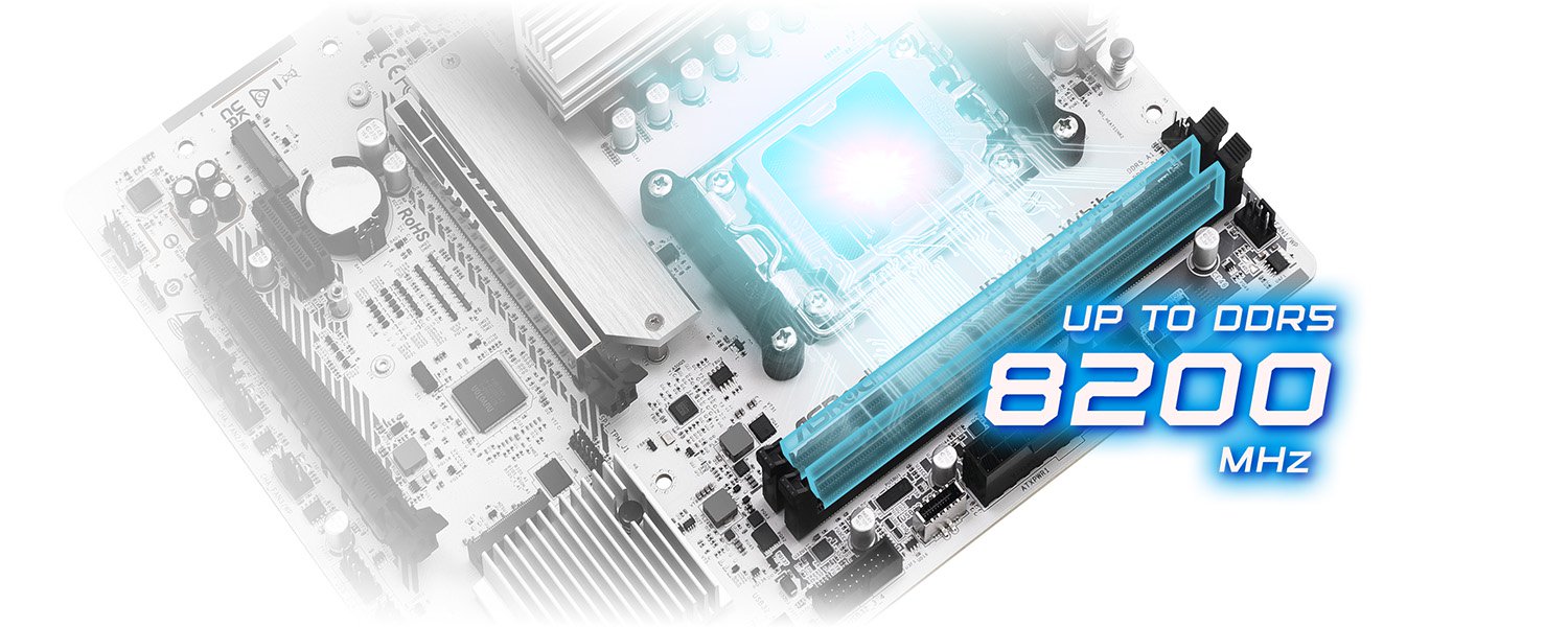 ASROCK B650M-HDV M.2 M-ATX GEN 5 HDMI DDR5 WHITE 6 DDR5 XMP & EXPO Support