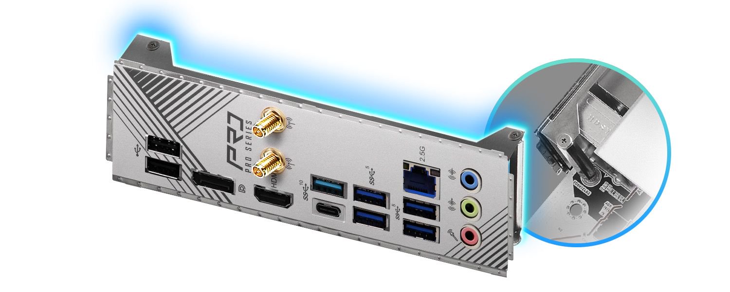 ASRock > B760 Pro RS/D4 WiFi White