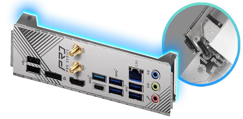 ASRock > B760 Pro RS/D4 WiFi White 