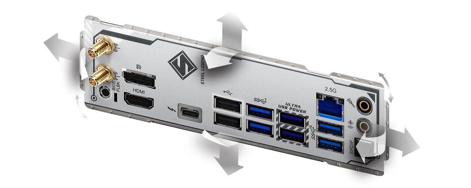 ASRock > B860M Steel Legend WiFi