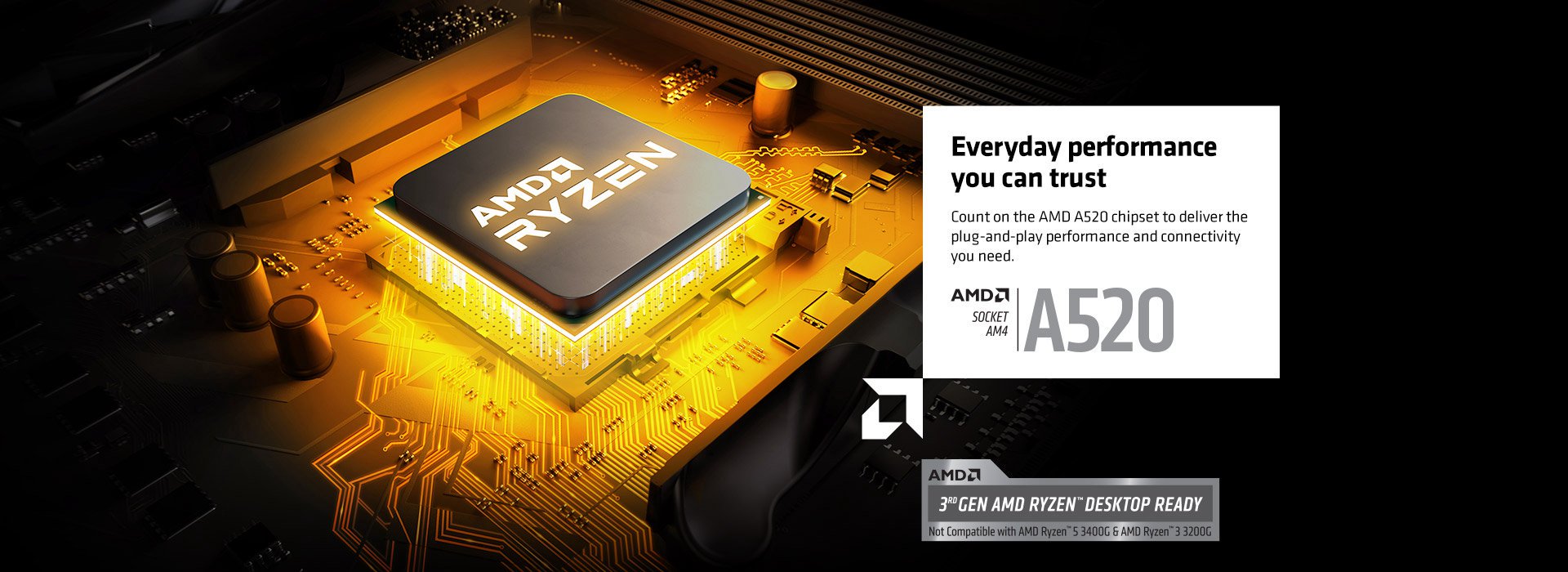 ASROCK A520M-HVS AMD SOCKET AM4 MATX MOTHERBOARD Exlen Laptop & PC Repair