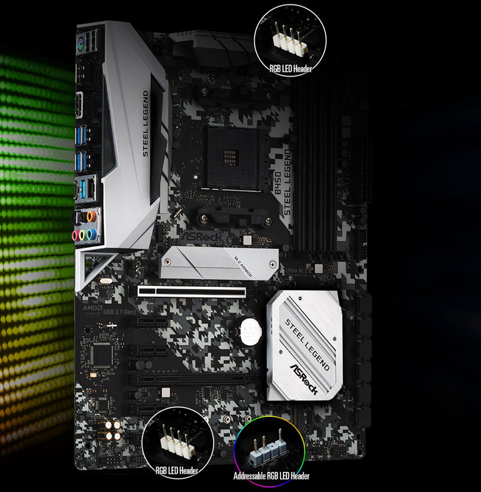 B450 Steel ASRock > Legend