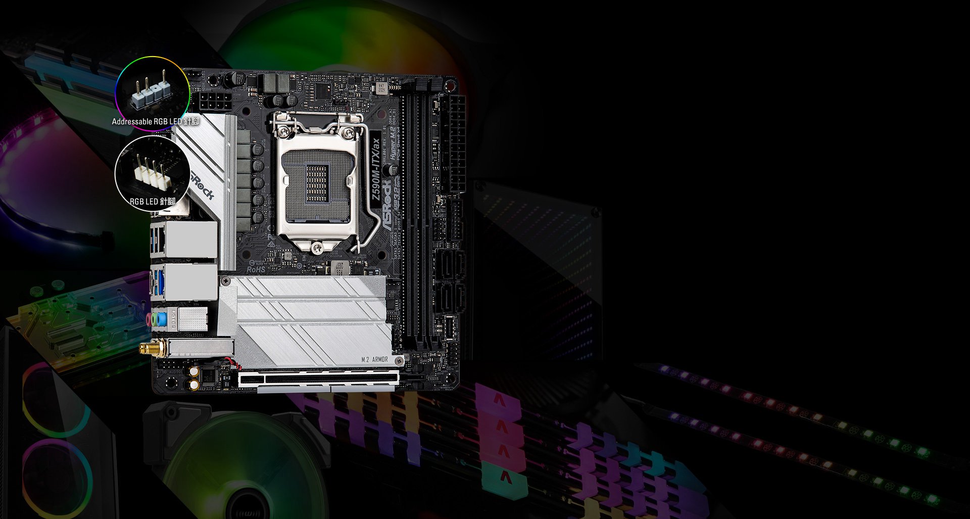 Polychrome LED(right)