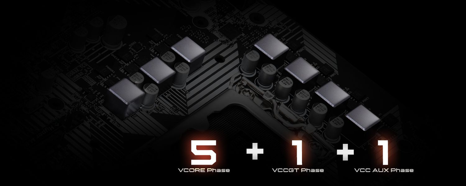 5+1+1 Power Phase Design